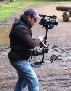 Ben Allan ACS operating the Steadicam